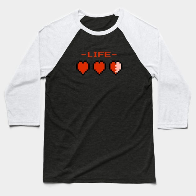 Retro Heart - Doing Well Baseball T-Shirt by TheGamingGeeks